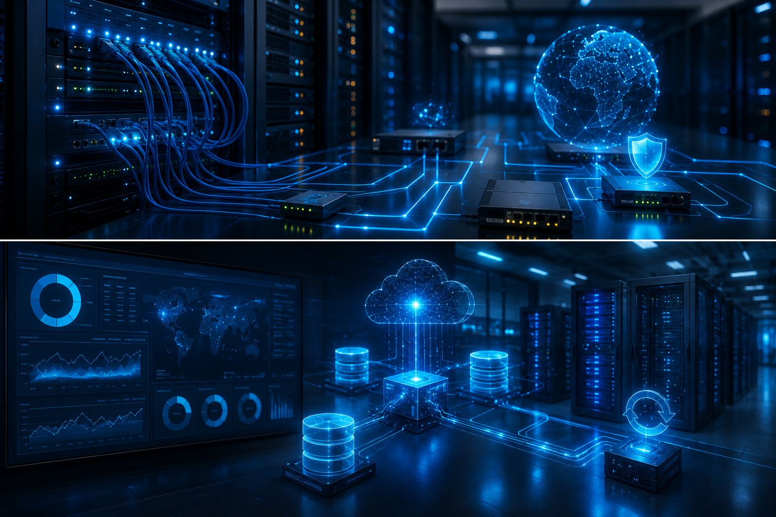 Network infrastructure and cloud data centre operations