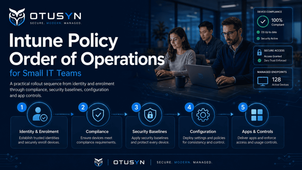 Intune Policy Order of Operations for Small IT Teams