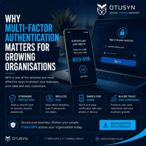 Why Multi-Factor Authentication Matters for Growing Organisations